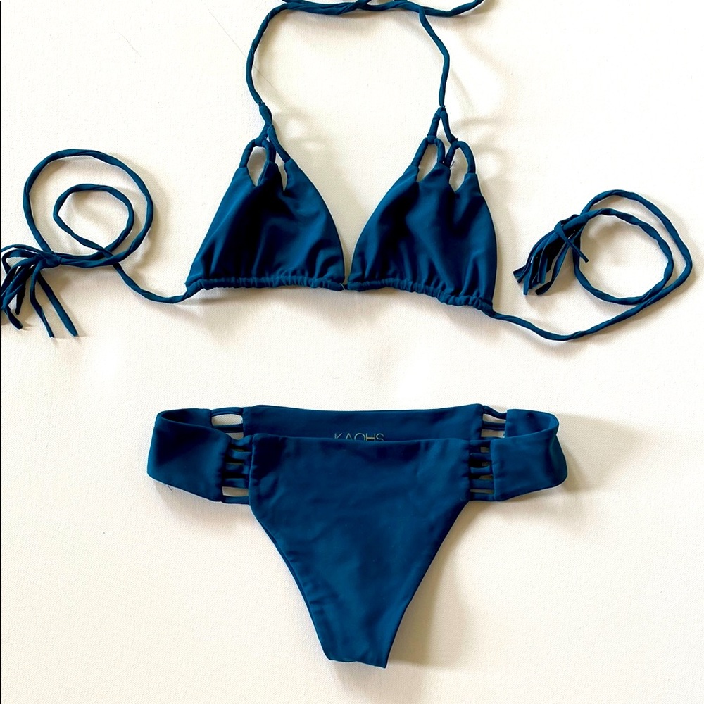 KAOHS Teal Bikini Set